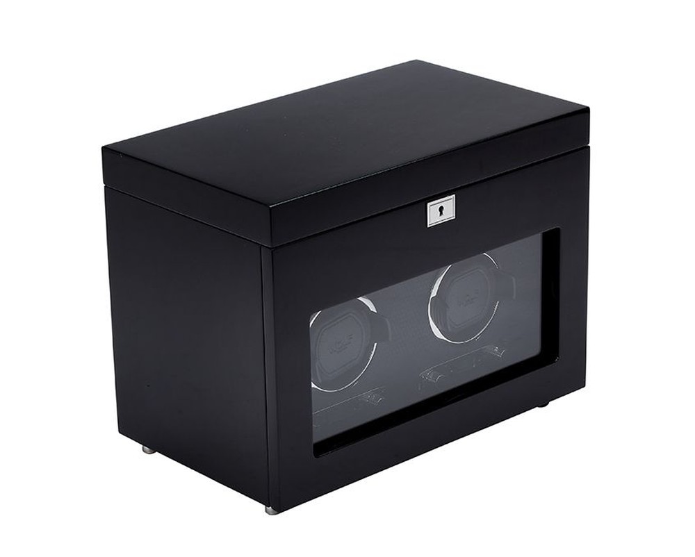 Savoy Double Watch Winder with Storage