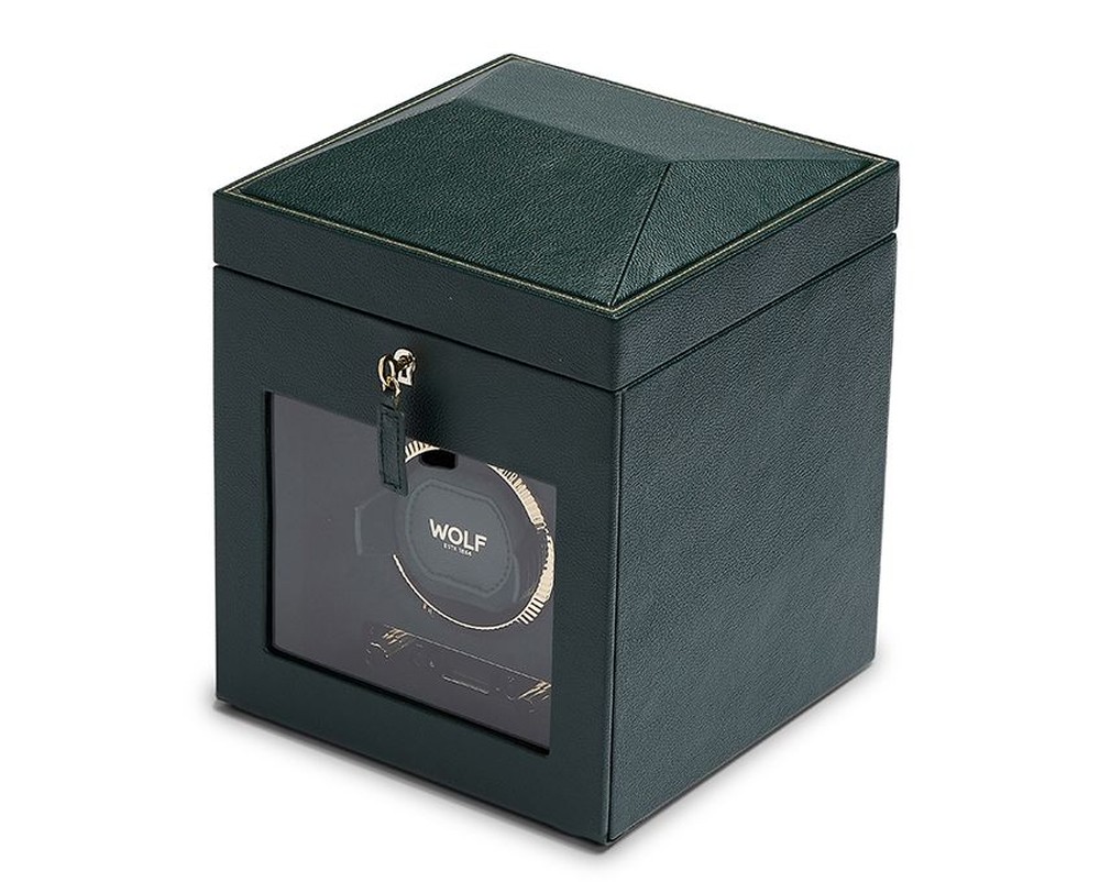 British Racing Single Watch Winder with Storage