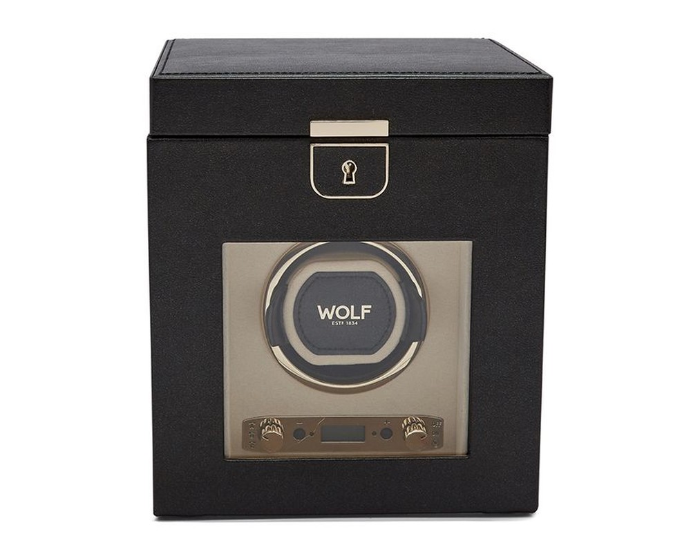 Palermo Single Watch Winder With Jewellery Storage