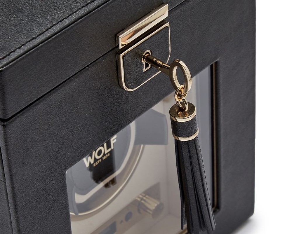 Palermo Single Watch Winder With Jewellery Storage