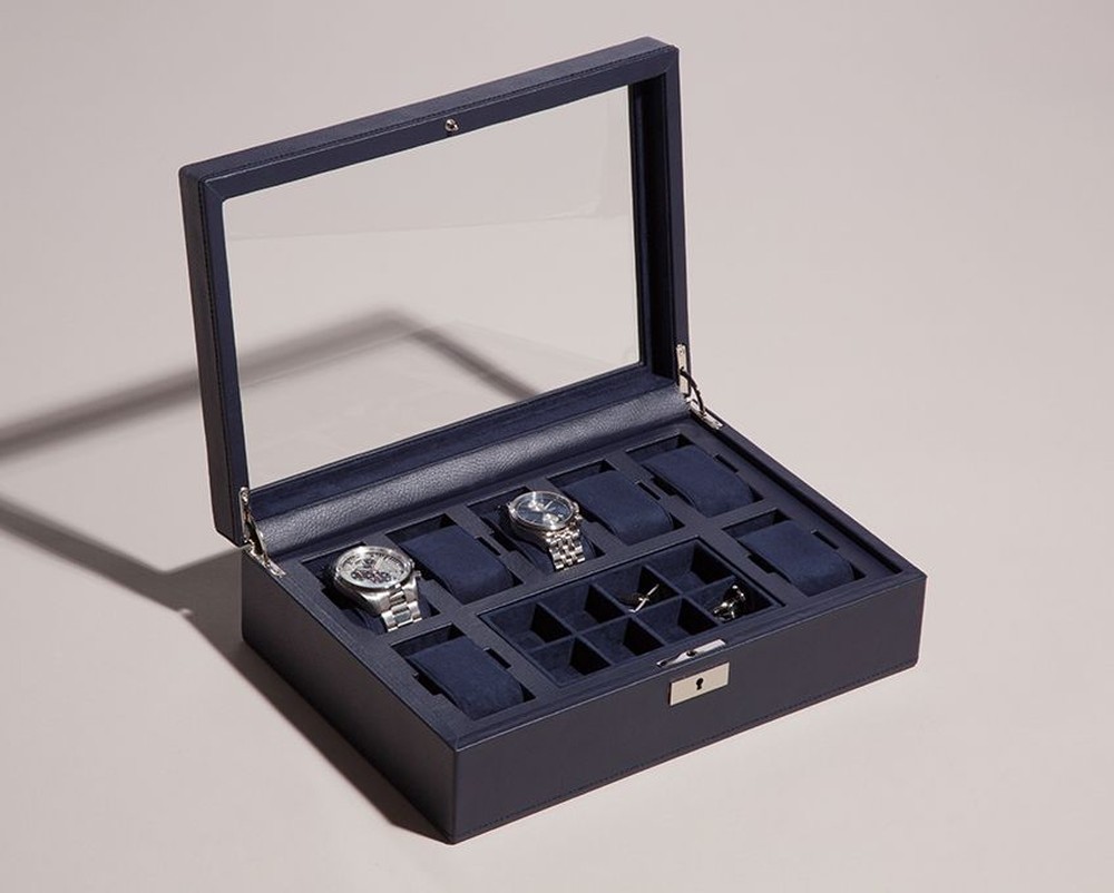 Howard 7 Piece Watch Box with Storage