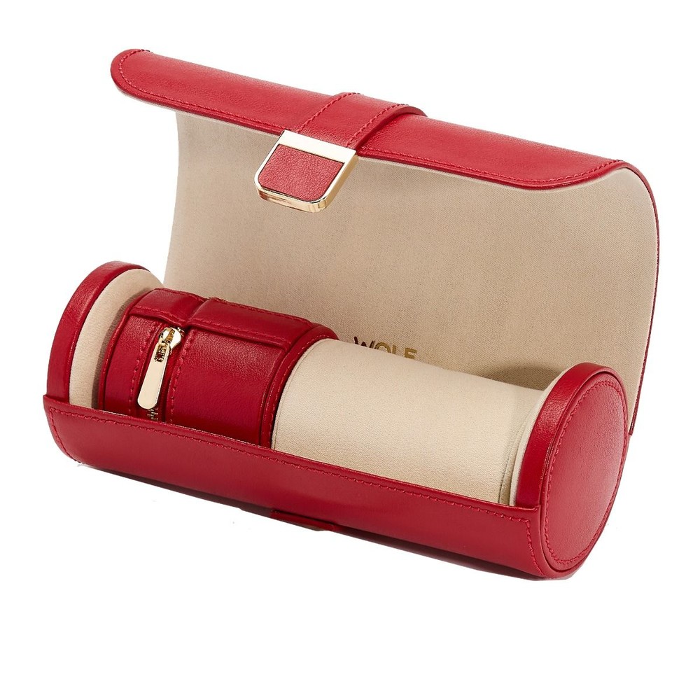 Palermo Double Watch Roll with Jewelry Pouch