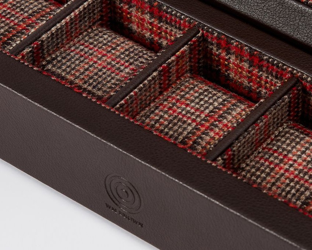 WM Brown 5 Piece Watch Box