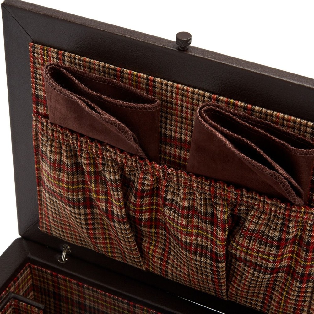WM Brown Shoe Shine Case