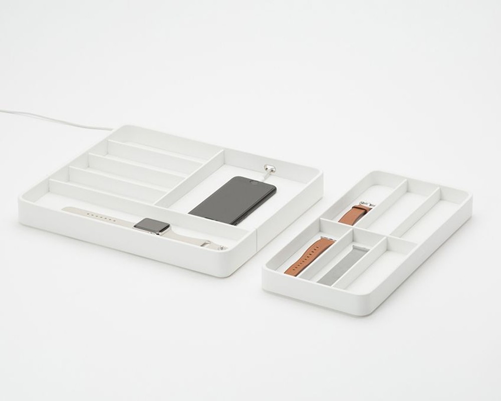 Watch valet w/strap tray for Apple watch