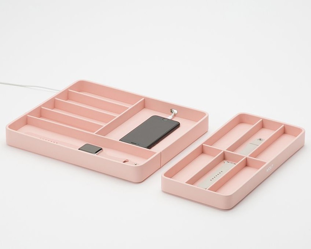 Watch valet w/strap tray for Apple watch