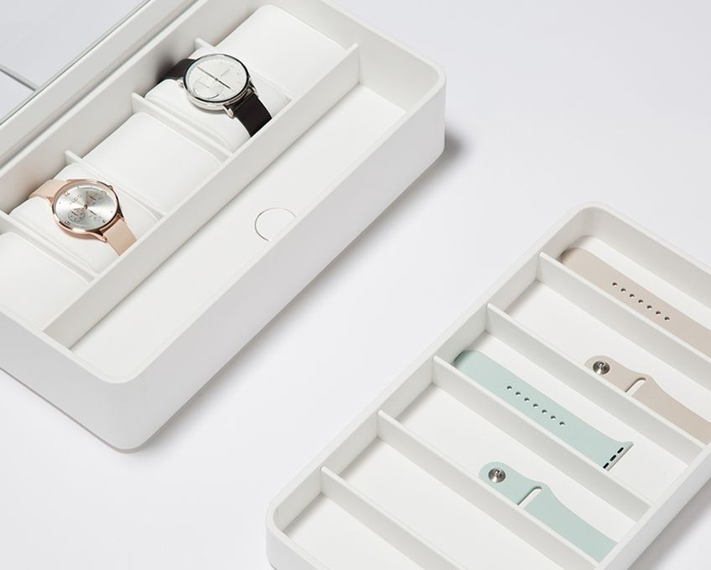 6 piece watch box w/strap tray for Apple watch