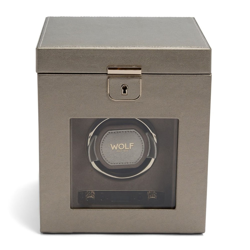 Palermo Single Watch Winder With Jewellery Storage