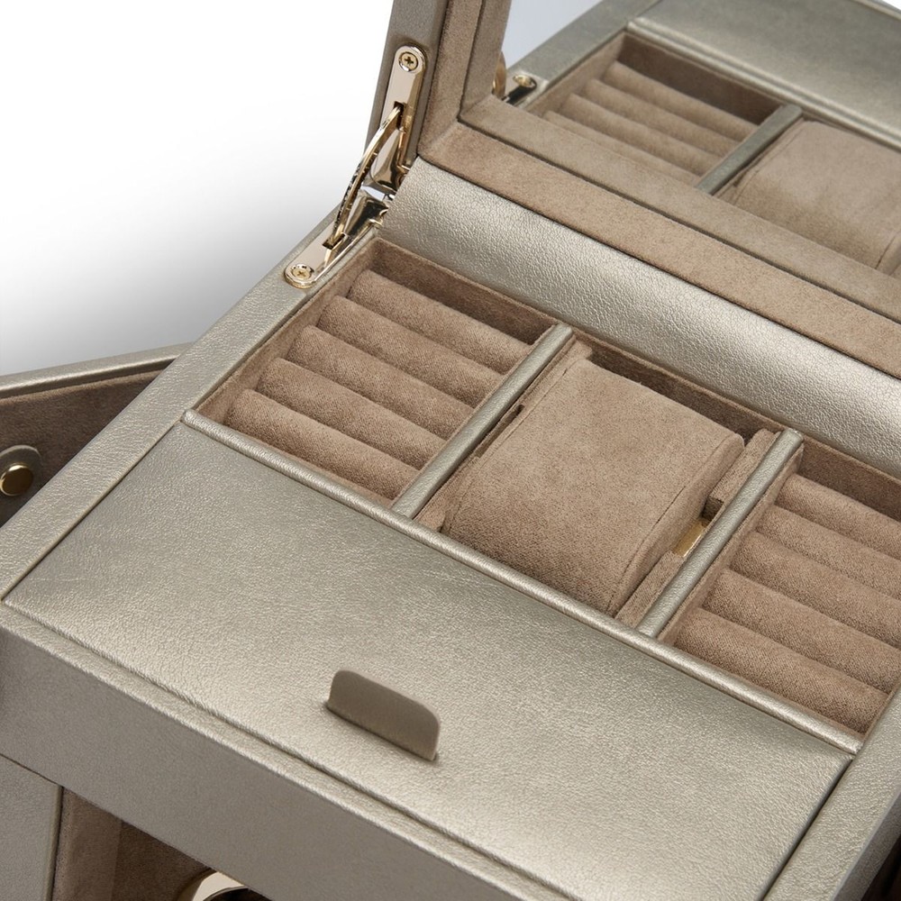 Palermo Single Watch Winder With Jewellery Storage