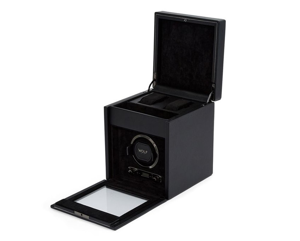 British Racing Single Watch Winder with Storage