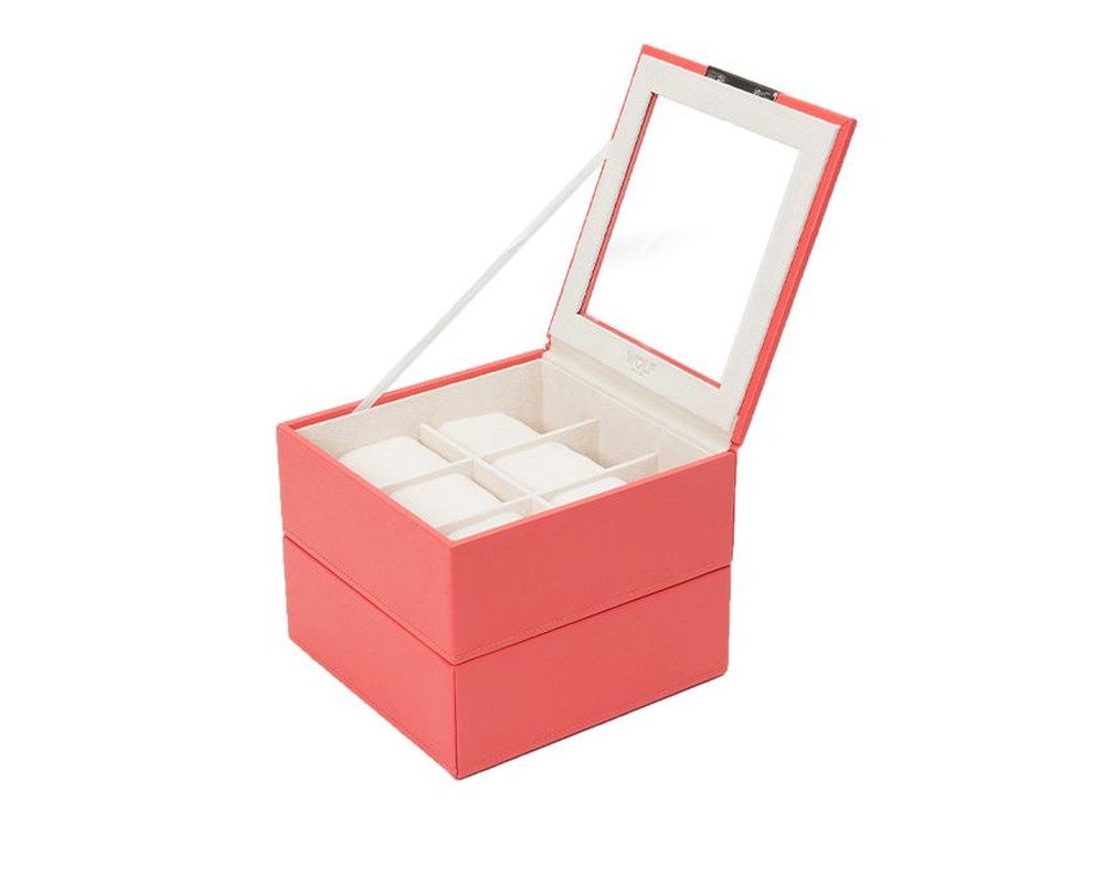 Stackable Set of 2 - 6 Piece Watch Trays