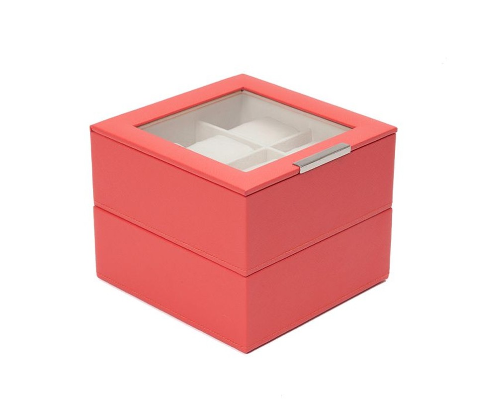Stackable Set of 2 - 6 Piece Watch Trays