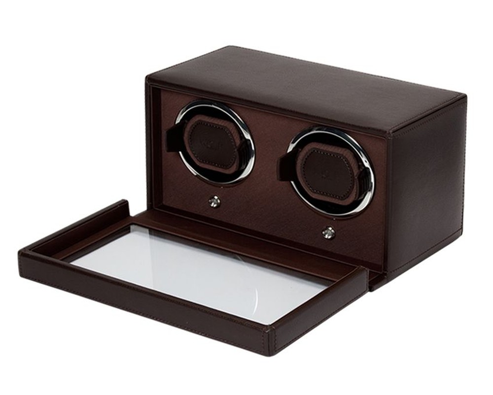 Cub Double Watch Winder with Cover