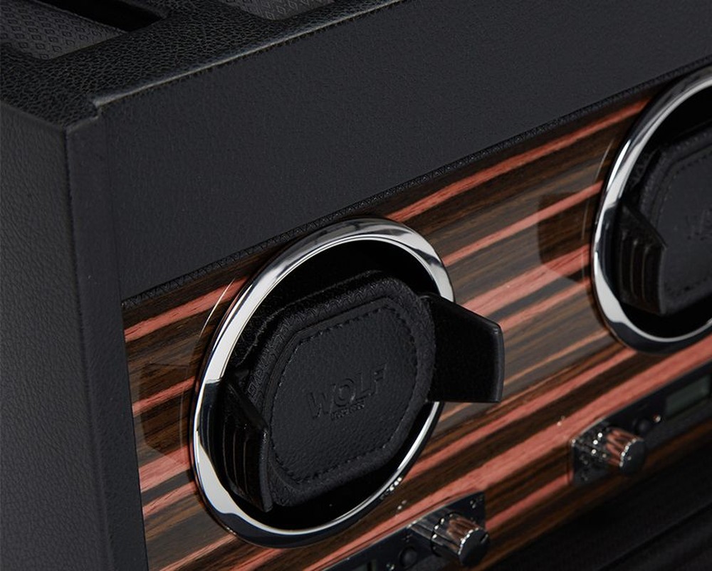 Roadster Triple Watch Winder with Storage