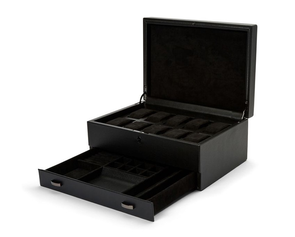 British Racing 10 Piece Watch Box with Storage