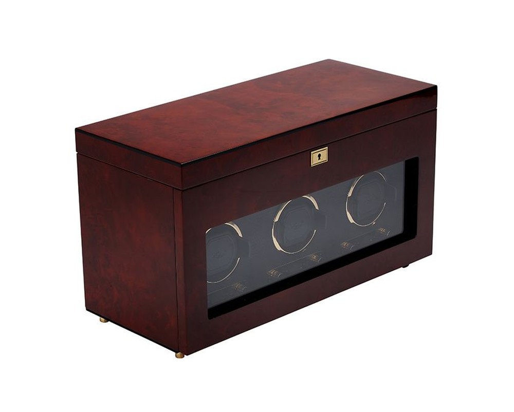 Savoy Triple Watch Winder with Storage