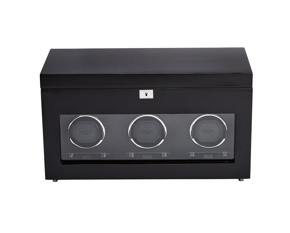 Savoy Triple Watch Winder with Storage