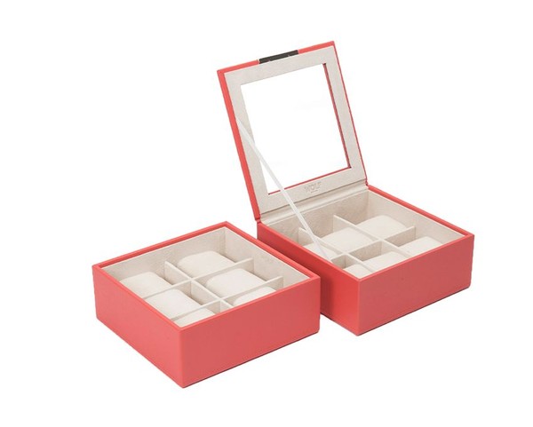 Stackable Set of 2 - 6 Piece Watch Trays