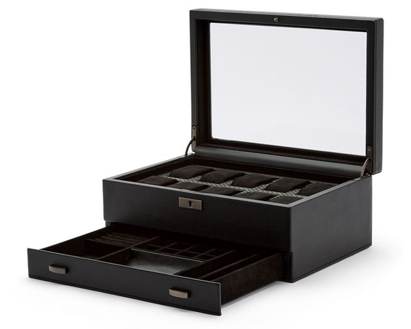 Axis 10 Piece Watch Box with Drawer