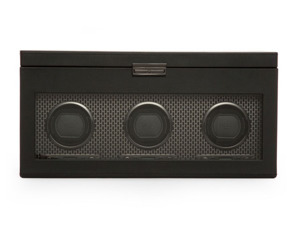 Axis Triple Watch Winder With Storage