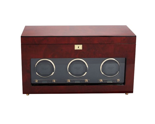 Savoy Triple Watch Winder with Storage